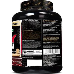 MuscleXP 100% Whey Protein - 2Kg (4.4 lbs), Double Rich Chocolate - The New Whey Standards